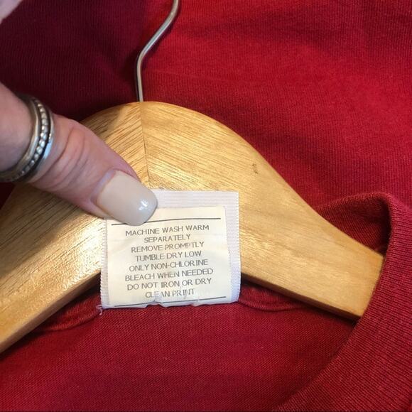 Champion Indiana Short Sleeve Tee Shirt Women's Medium Red Cotton Hoosier Top - Picture 5 of 7